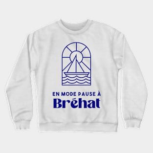 Bréhat in break mode - Brittany Morbihan 56 Sea Holidays Beach Crewneck Sweatshirt